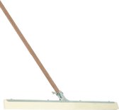 Betra Raclette de sol/raclette de douche - pour l'eau - métal/caoutchouc 55 cm - avec manche en bois 130 cm