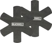 Blackwell Protège-poêles et casseroles Zwart ø 38 cm - 2 pcs