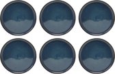 Tavola - Dinerborden - Blauw Pisa - Ø26,5cm - Donker Blauw - Lichte glans - Aardewerk - 6 stuks - Servies