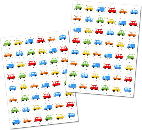 Wijzigingen van afdrijven Nederigheid Stickervellen Gekleurde Autootjes - Voertuigen Stickers - Kinder Stickers  Auto -... | bol.com