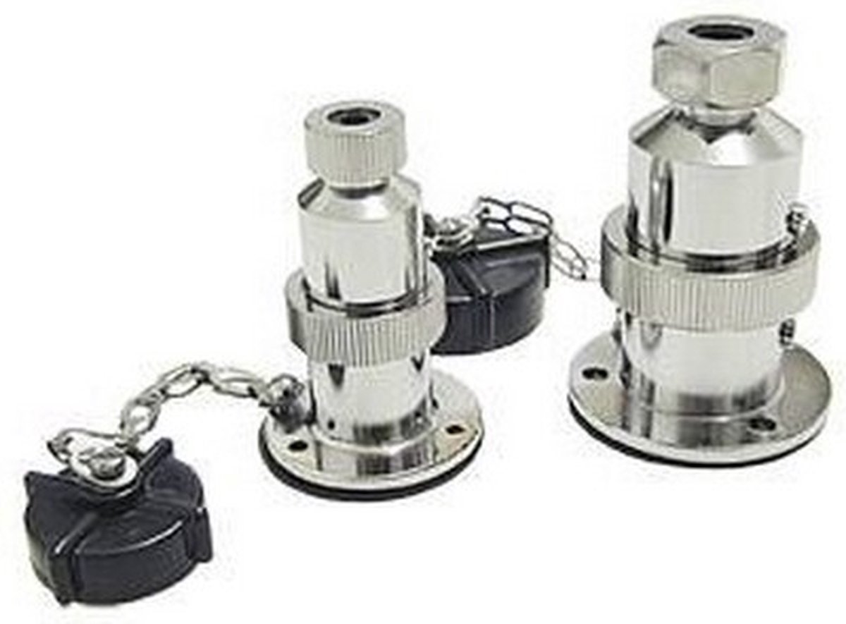 Waterdicht Dek stopcontact - 2 polig - Stopcontact plus stekker - Per stuk