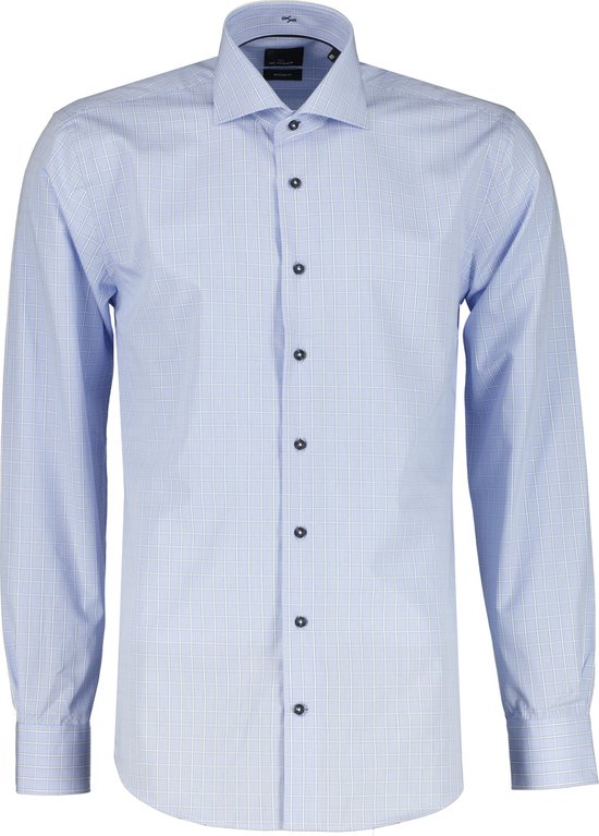 Jac Hensen Overhemd - Modern Fit - Blauw - 39 | bol.com