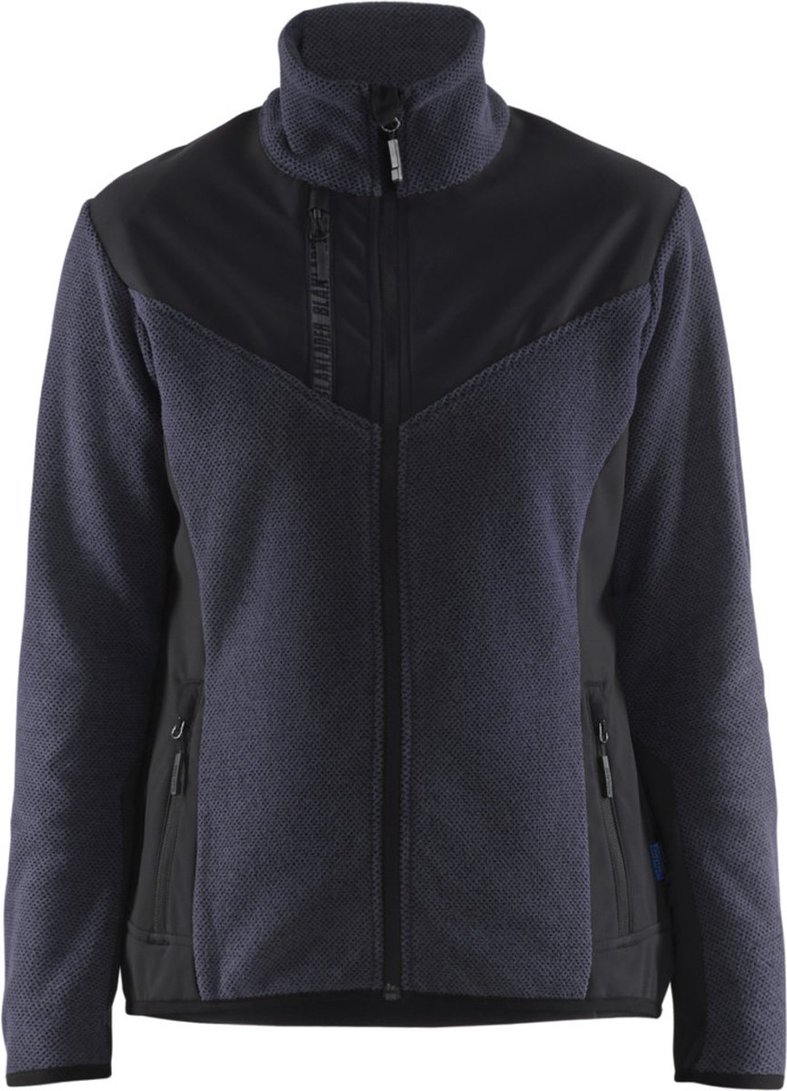 Blaklader 5943-2536 Dames gebreid vest met softshell Donker Marineblauw