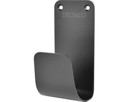 foto van Deltaco EV-5115 Kabelhouder voor EV-Kabel - Wandhouder voor oplaadkabel elektrische auto - metaal - Zwart