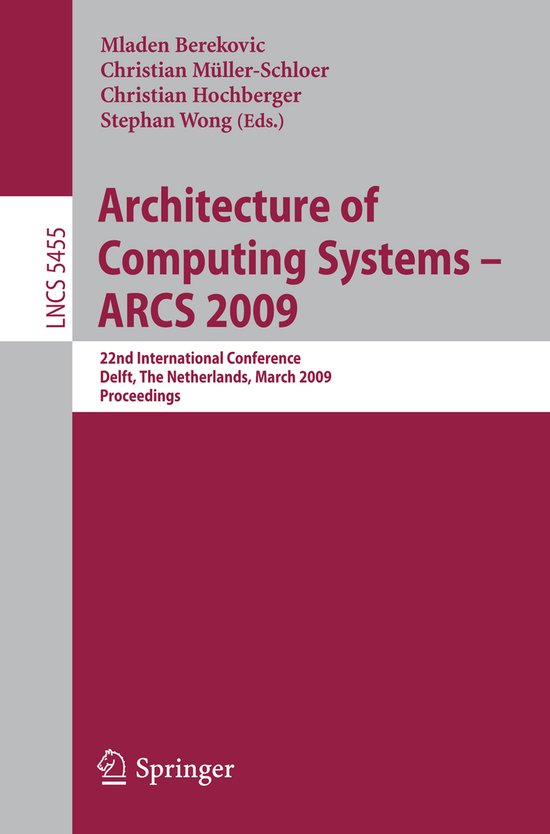 Architecture of Computing Systems ARCS 2009 - cover