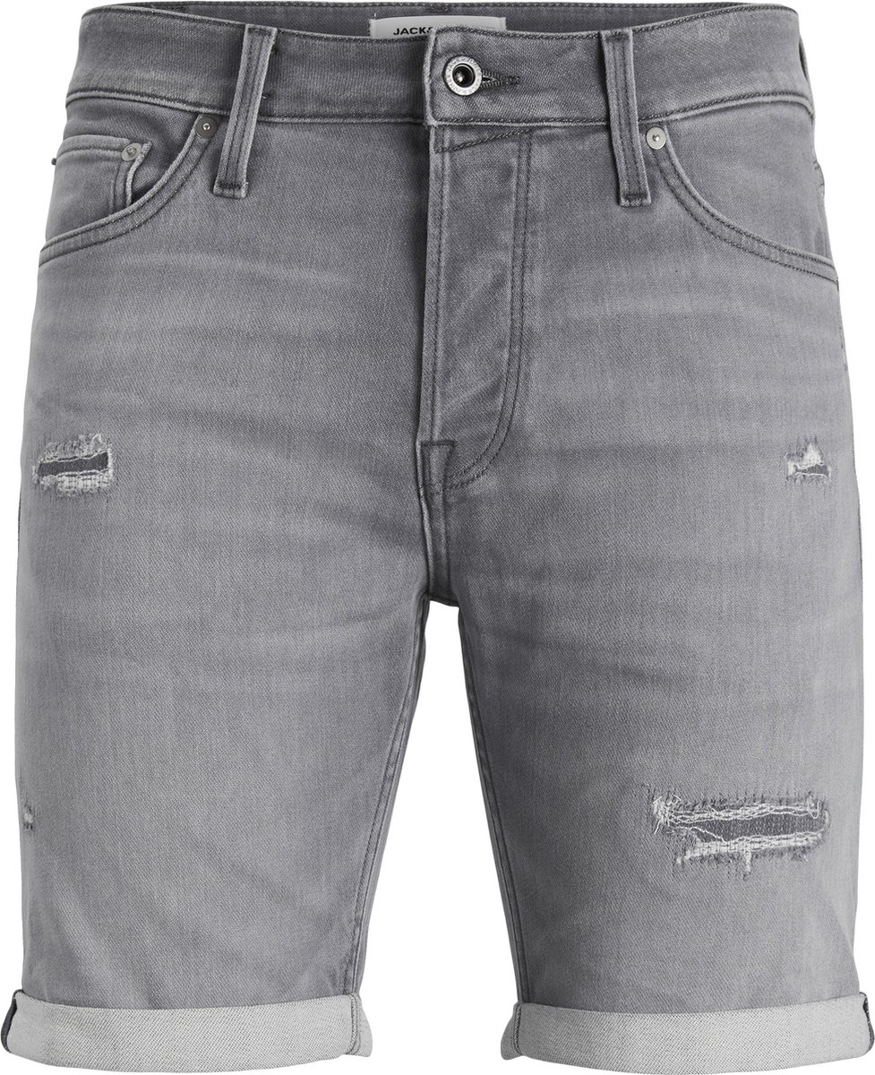 Jack & Jones Junior Broek Jjirick Jjiorg Shorts Ge 380 I.k Sn 12230597 Grey Denim Mannen Maat - W140