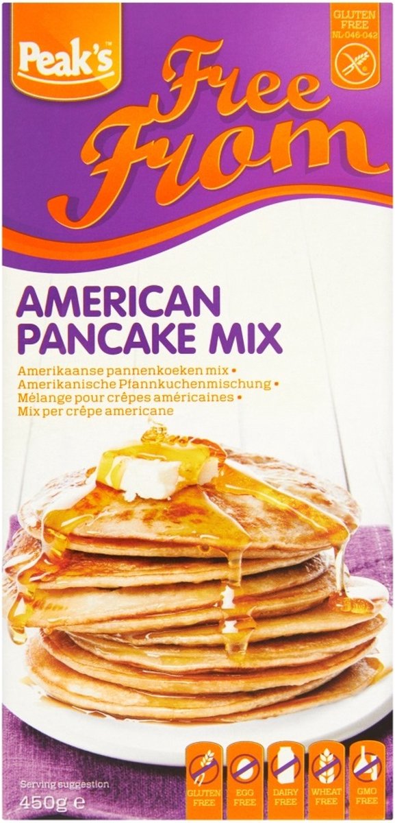 Goedkoopste Peaks Free From American Pancake Mix 450GR