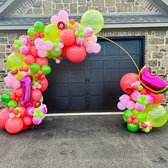 Verjaardagsboog - Ballonboog - Rozenboog - Rond - Metaal - Goudkleurig - Gebogen Boog - Knutselen - voor Party, Bruiloft, Verjaardag