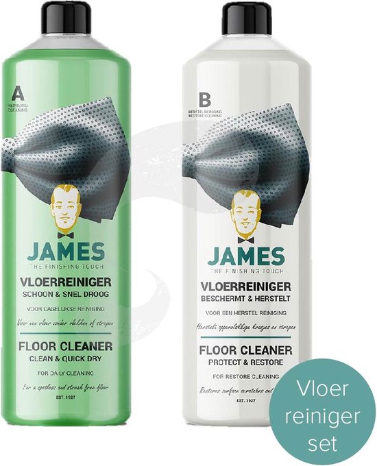 James nettoyant pour sols PVC & VINYLE - 1L Clean & Fast (A) - 1L Protège &  Restaure