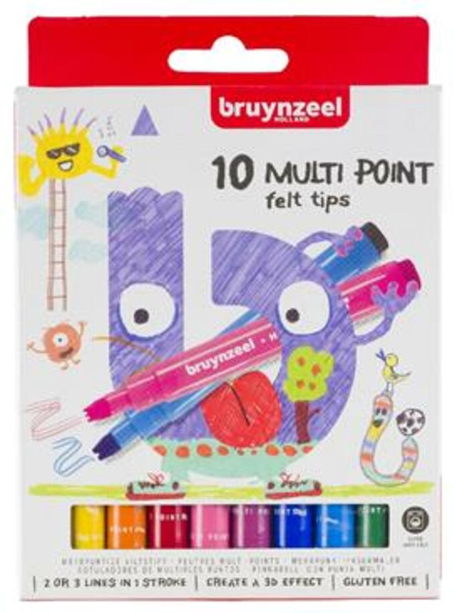 Bruynzeel Kids 10 super stempelstiften set