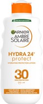 Garnier Ambre Solaire Hydra 24 Lait Solaire SPF 30 - 2x 200 ml - Pack Économique