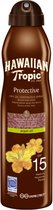Hawaiian Tropic Sun Oil Huile d'Argan Protectrice SPF15 - 2x 177 ml - Pack économique