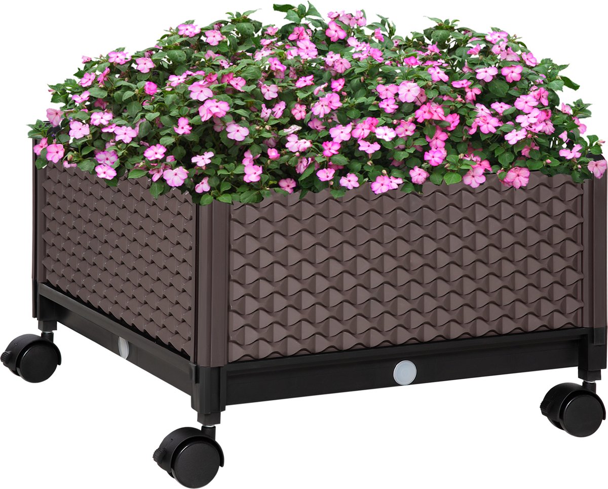 Outsunny Hochbeet mit Rädern 845553