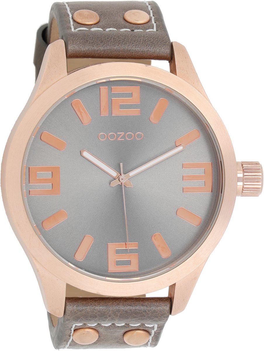 OOZOO Timepieces C1103 - Horloge - Grijs-Groen - 51 mm