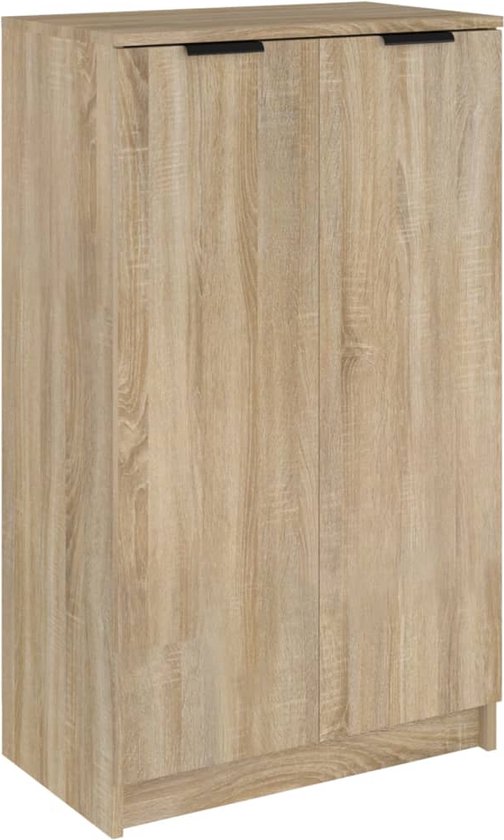 vidaXL-Schoenenkast-59x35x100-cm-bewerkt-hout-sonoma-eikenkleurig