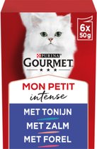 Gourmet Mon Petit - Thon, saumon et truite - Aliments pour chats - 24 x 50 g