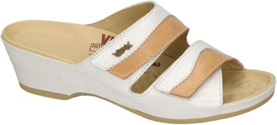 Vital -Dames - off-white/ecru/parel - slippers & muiltjes - maat 41