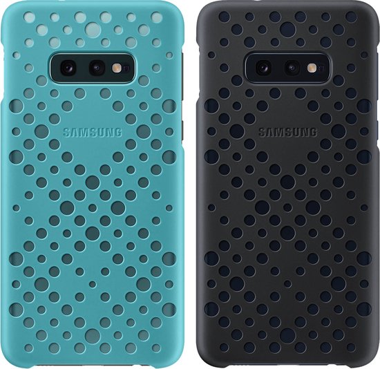 Samsung Pattern Hoesje - Samsung Galaxy S10e - Zwart/Groen