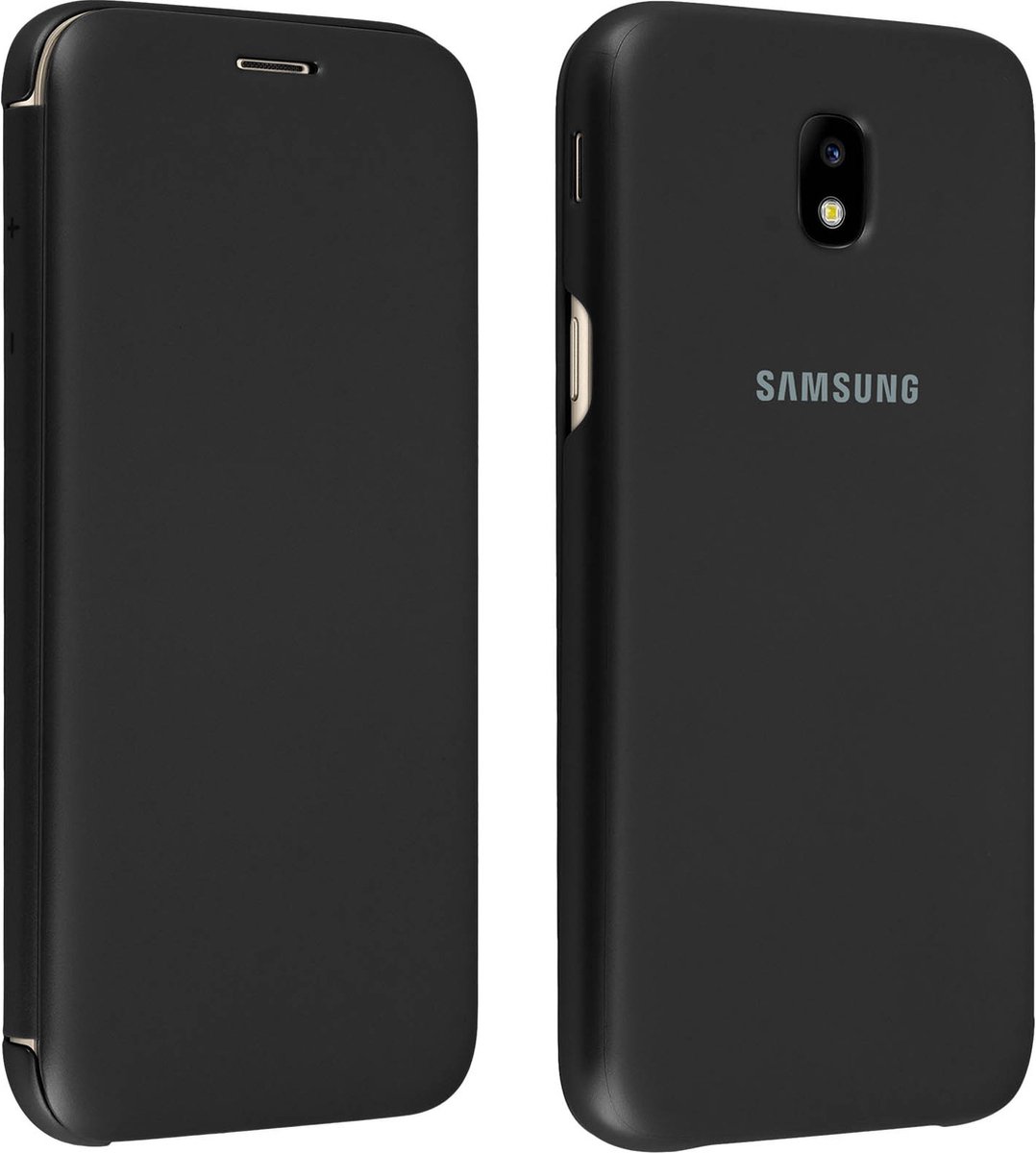 Wallet Cover Samsung Galaxy J7 (2017) - Zwart