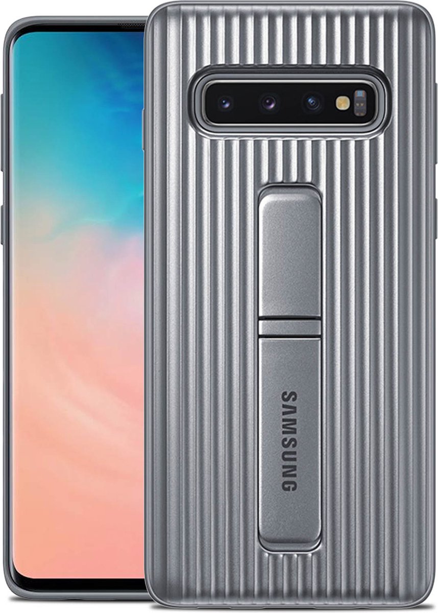 Samsung - Protective Stand Cover - voor Samsung Galaxy S10 - Zilver