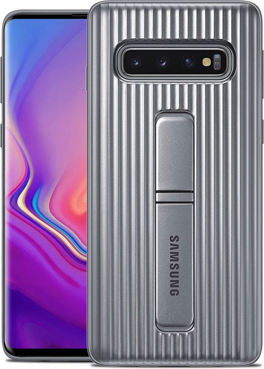 Samsung - Protective Stand Cover - voor Samsung Galaxy S10 Plus - Zilver