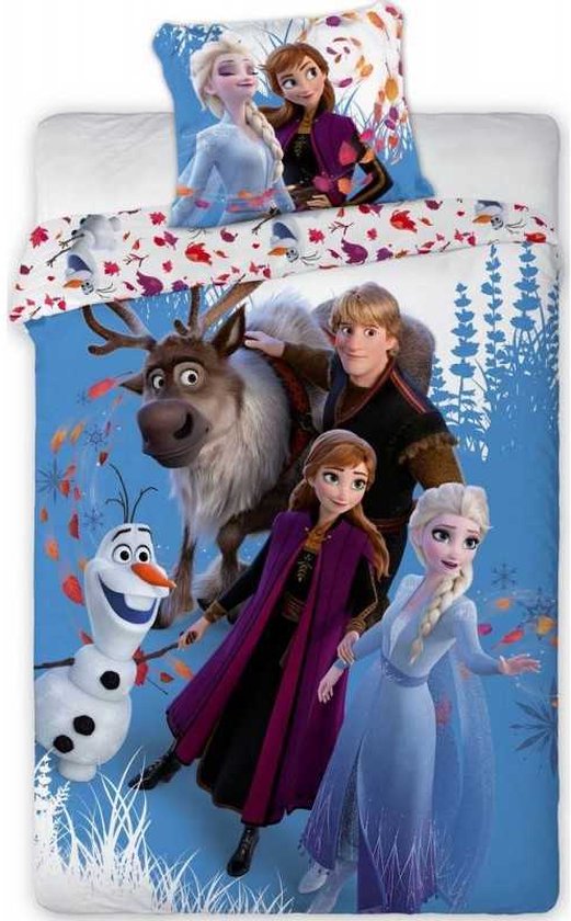 Housse de couette Disney Frozen 2 - Seul - 140 x 200 cm - 100% coton