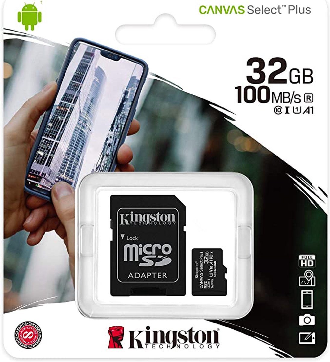 Kingston Canvas Select Plus - microSDcard- 32GB