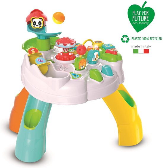 Baby Clementoni - Interactieve Activiteitentafel - Activity Center - Speeltafel - met Blokken, Ballen en Glijbaan - 10-36 maanden van Clementoni — afbeelding 5