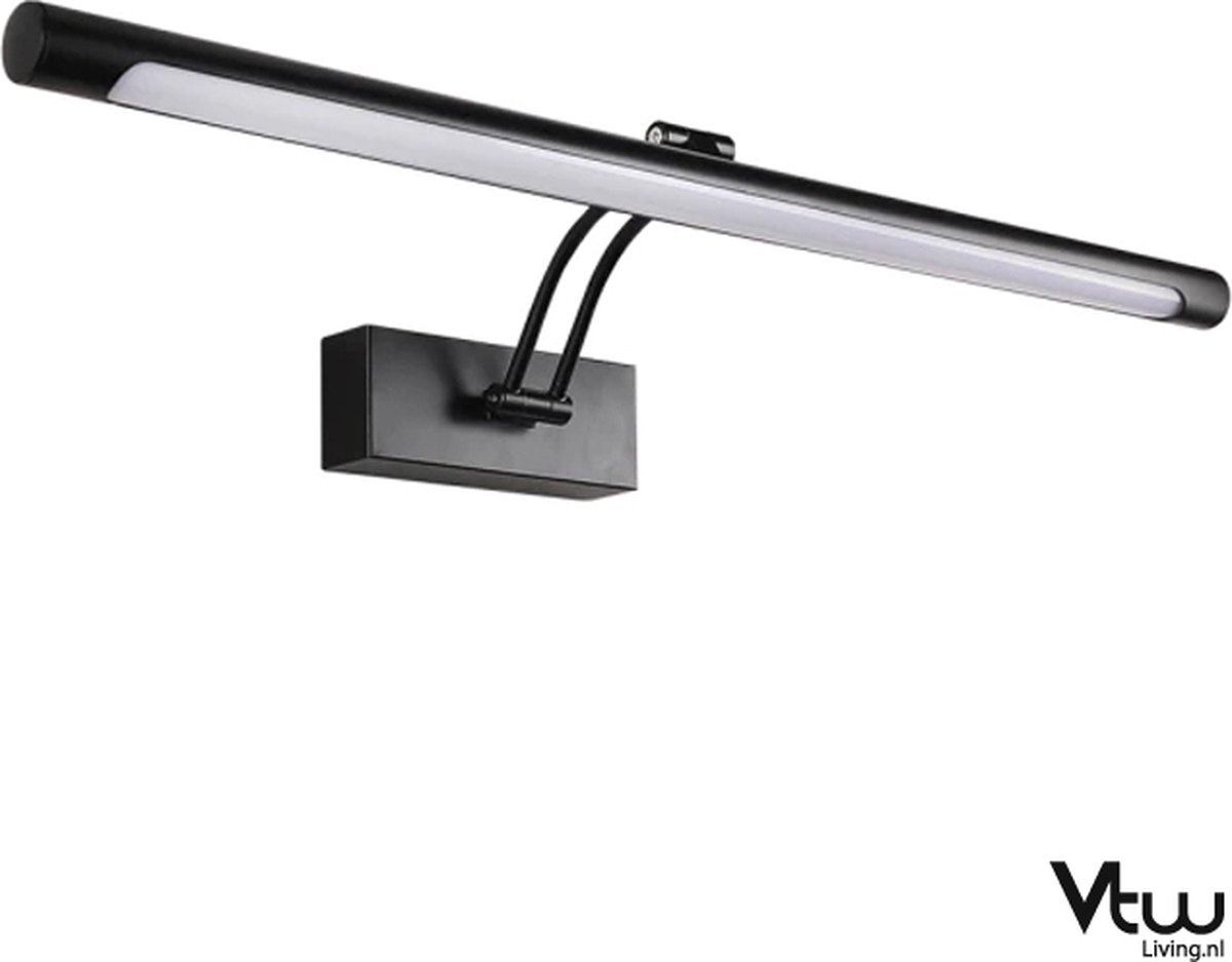 DEELUX Spiegellamp voor de badkamer met aanraakschakelaar, dimbaar LED-spiegellicht (80 ~ 800 lm) 10W 40cm, 4000K neutraal wit badkamerlamp, badlamp, wandlamp 400mm spiegellampen voor de badkamer