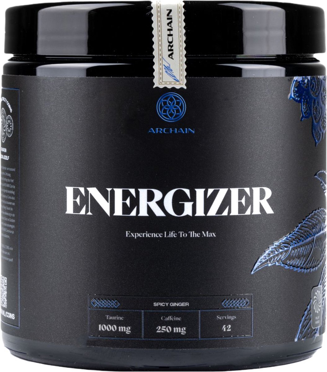Archain Energizer - Energy Booster - Spicy Ginger - 300 Gram - 42 Doseringen
