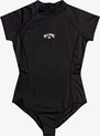 Billabong - One-piece UV-badpak voor vrouwen met korte mouwen - Tropic Bodysuit - UPF50+ - Zwart - maat M