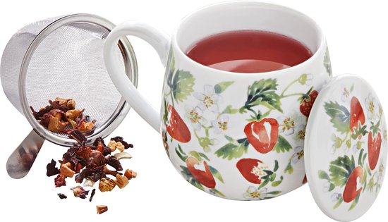 Tazza Da Tè Könitz My Favourite Tea Black Tea – In Porcellana, 0,42 L, Lavabile In Lavastoviglie