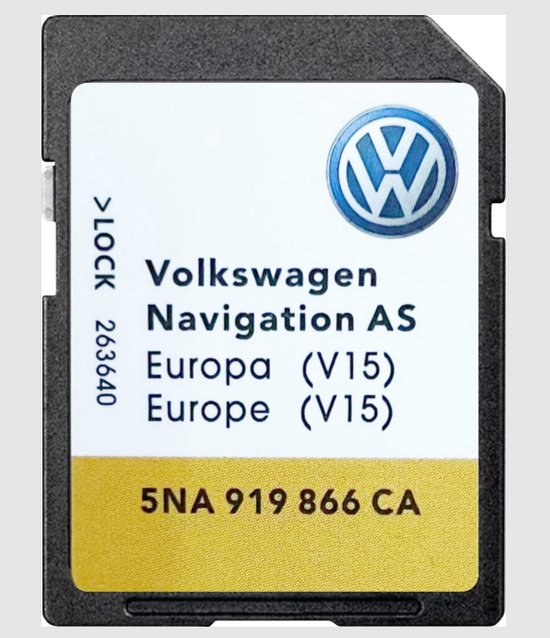 buiten gebruik Overweldigen uitvinding Here VW Discover Media MIB2 AS (systeem PQ) 2022 - Europa 1 (V15) Navigatie  SD-kaart -... | bol.com