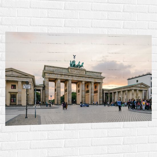 Muursticker - Bezienswaardigheid in Berlijn, Duitsland - 120x80 cm Foto op Muursticker