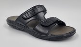 WALKING - Heren Slippers - Verstelbare Slippers - Zwart - Maat 44