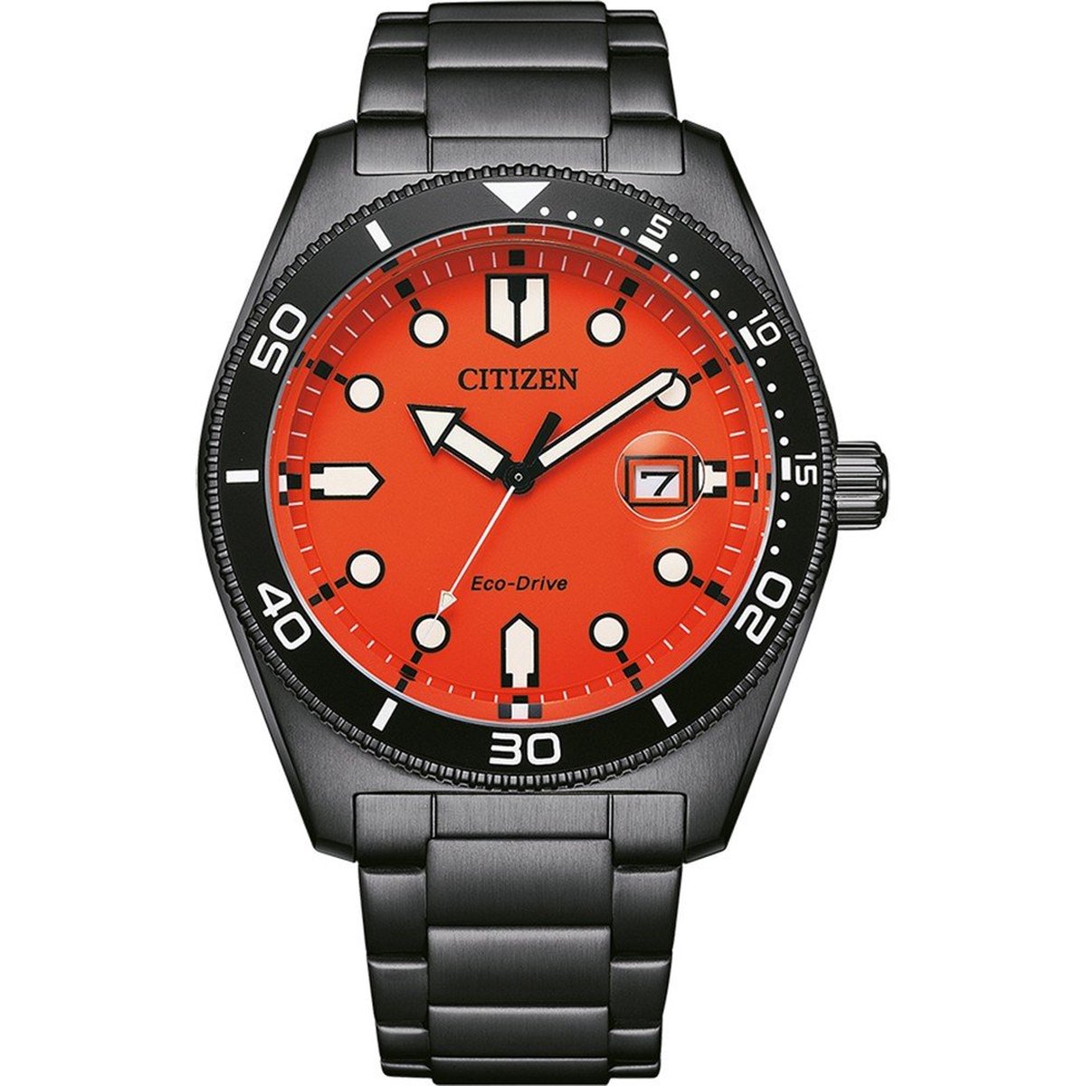 Citizen AW1765-88X Horloge - Staal - Zwart - Ø 43 mm