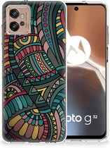 Telefoon Hoesje Motorola Moto G32 Hoesje Bumper Aztec