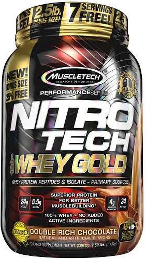Nitro Tech Whey Gold 921gr Vanille