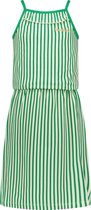 Moodstreet Fancy Striped Sleeveless Dress Jurken Meisjes - Kleedje - Rok - Jurk - Groen - Maat 122/128