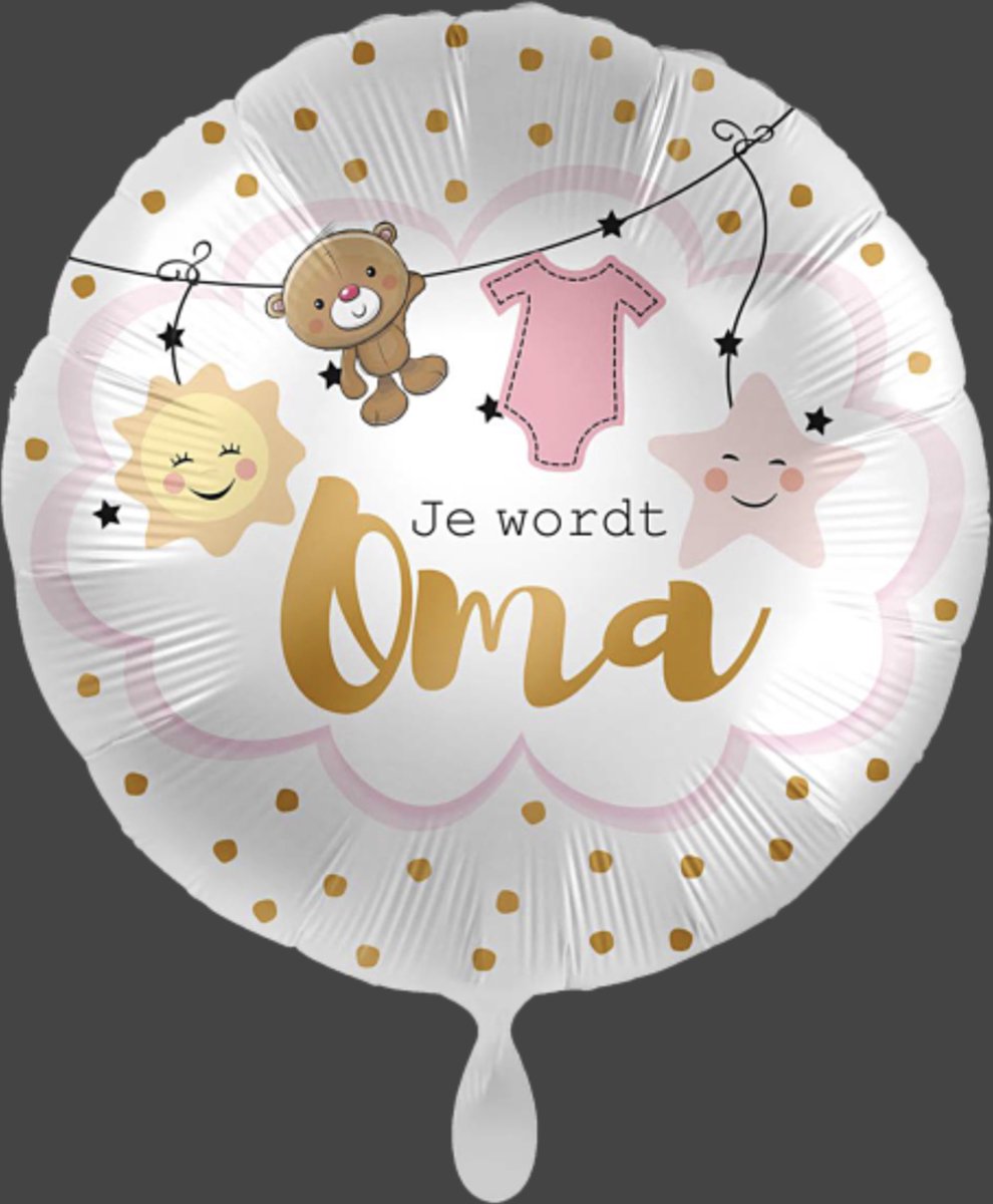 Je wordt oma ballon