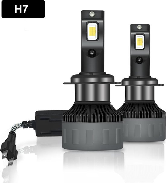 TLVX H7 Premium High Power LED lampen 31.200 Lumen 6000k Helder Wit licht ( set 2... | bol.com