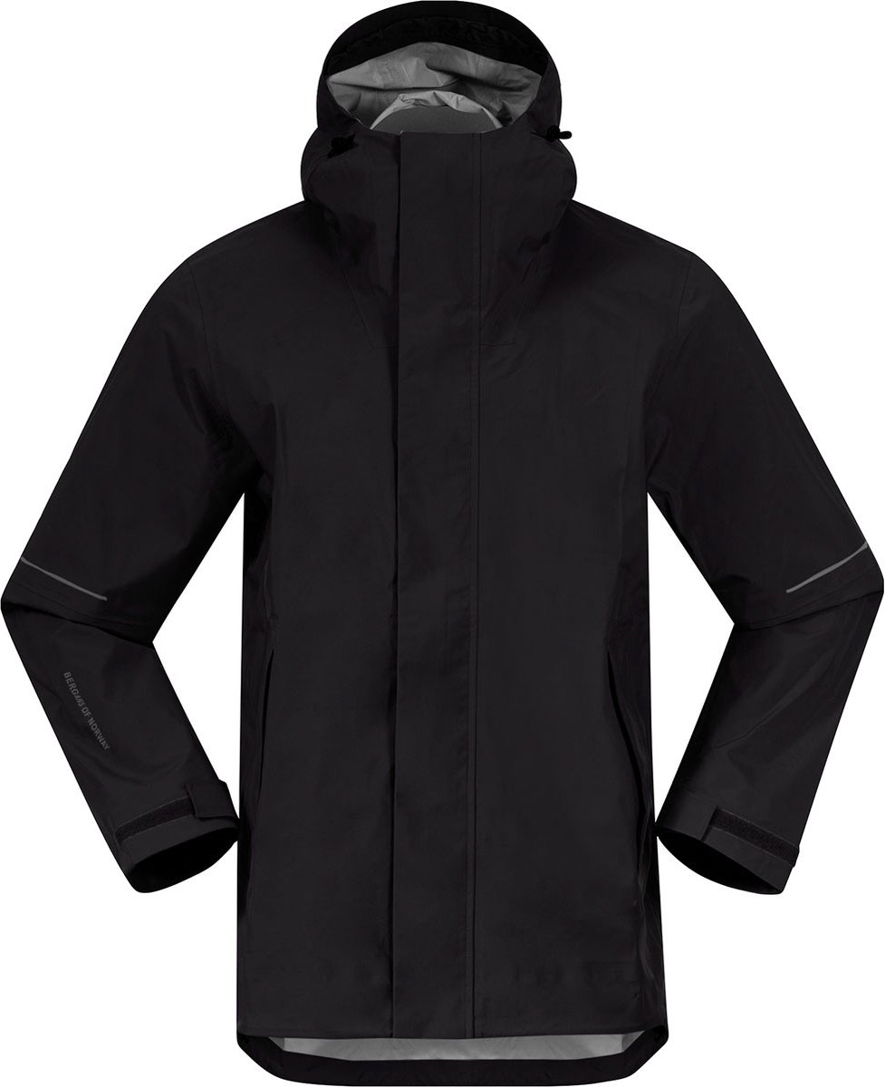 Bergans Oslo Urban Rain Shell - Black - Maat Herren_L