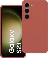 Cazy Soft TPU Hoesje - Geschikt voor Samsung Galaxy S23 - Flexibel - Perfecte Pasvorm - Rood