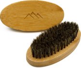Rossberck Baardborstel - Beard Brush - Bamboe & Zwijnharen - Baardverzorging