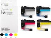 Improducts® Inkt cartridges - Alternatief Brother LC-427XL LC 427 bk/c/m/y multipack inktcartridges o.a.Brother HL-J 6010 HL-J 6010DW MFC-J 5955 MFC-J 5955DW MFC-J 6955 MFC-J 6955DW MFC-J 6957 MFC-J 6957DW lc-427XLval