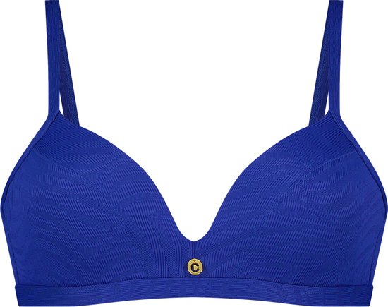 ten Cate Beach haut de bikini triangle bleu vagues pour Femme | Taille 40xC