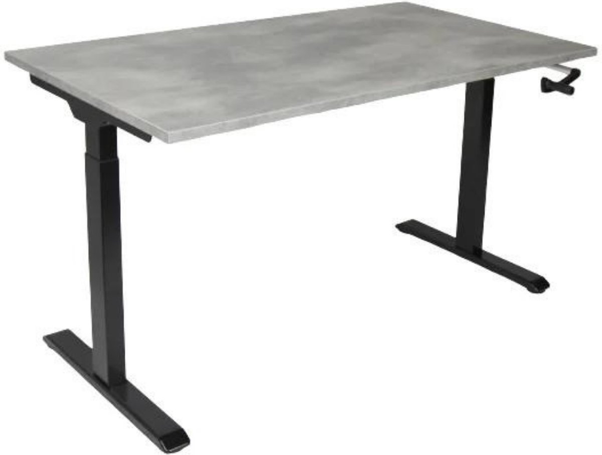 Office Hero® Cosmic Slinger- Zit sta bureau in hoogte verstelbaar zwart frame - Game bureau - Computertafel - Werktafel - 180x80 - Oxyd