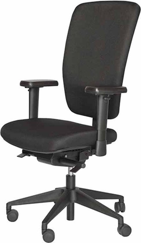 Chaise de bureau ergonomique Schaffenburg série 1813-NPR Plus avec base noire et norme NPR-1813 !