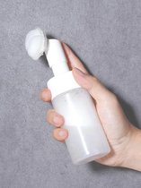 Gezichtsopslag Shampoo Met Vloeibare Reiniger Massagefles Container Lotion Schone Douche Schuimpers Gezicht