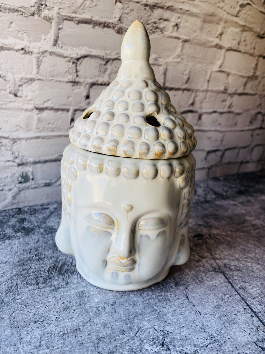 Scented & Flames - Geurbrander - Buddha - Wit